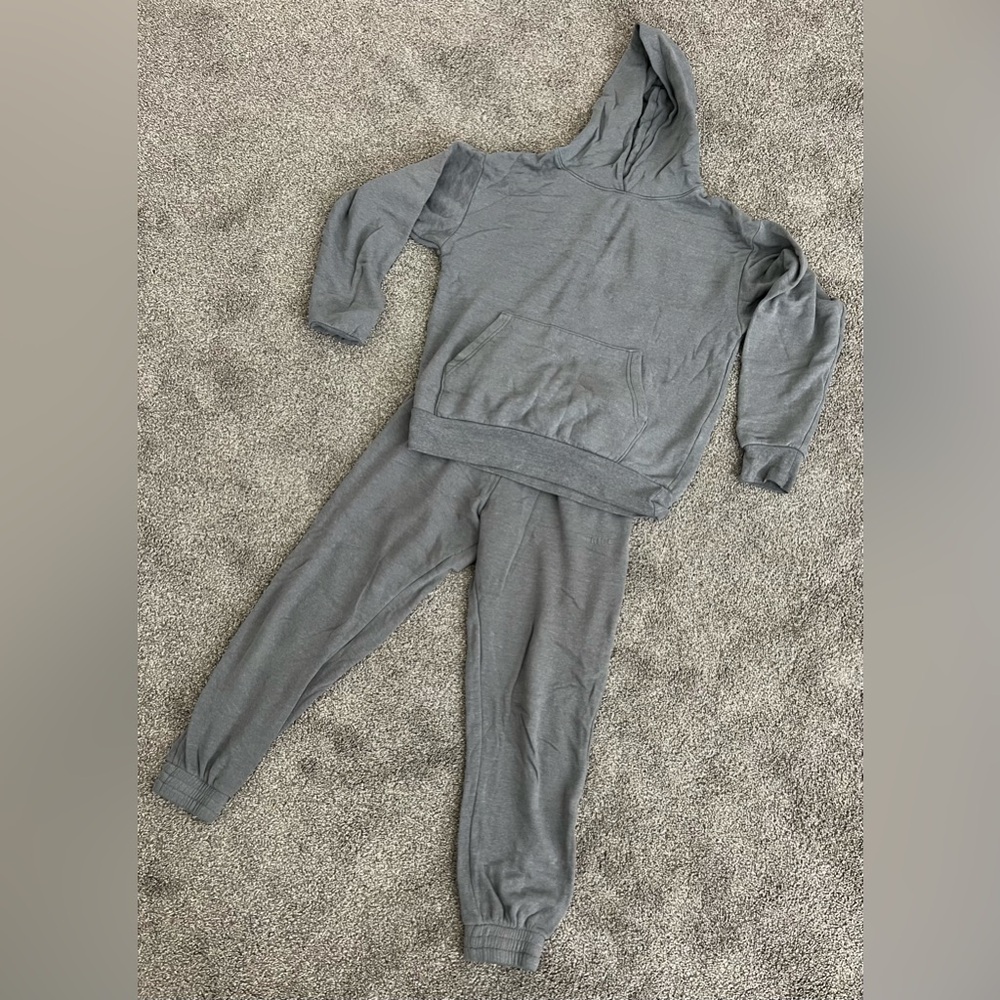TRIBE KELLEY Gray Hoodie and Jogger Set Size S